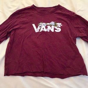 Cropped vans shirt